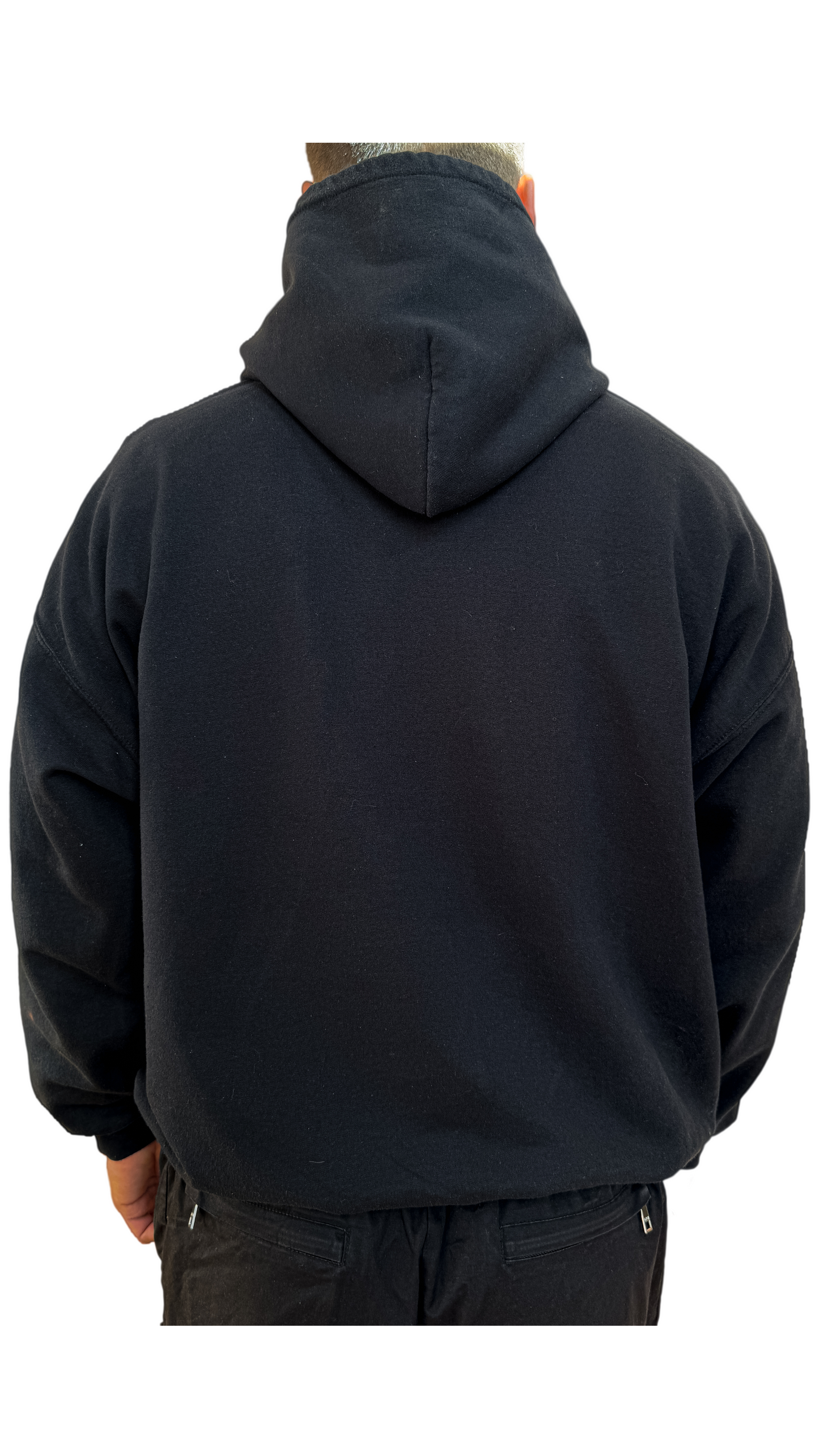 Black on Black Rhinestone Hoodie