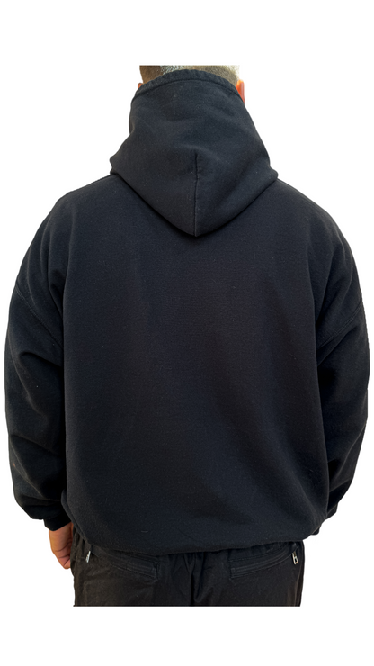 Black on Black Rhinestone Hoodie