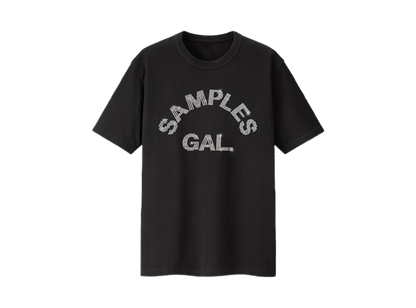 Silver on Black Rhinestone T-Shirt